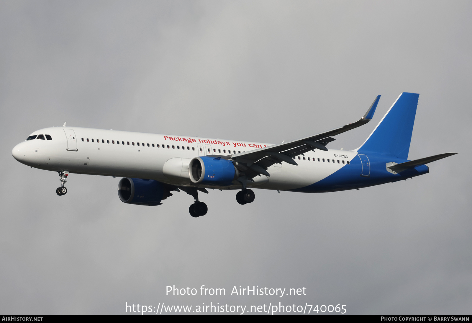 Aircraft Photo of G-SUNG | Airbus A321-251NX | Jet2 Holidays | AirHistory.net #740065