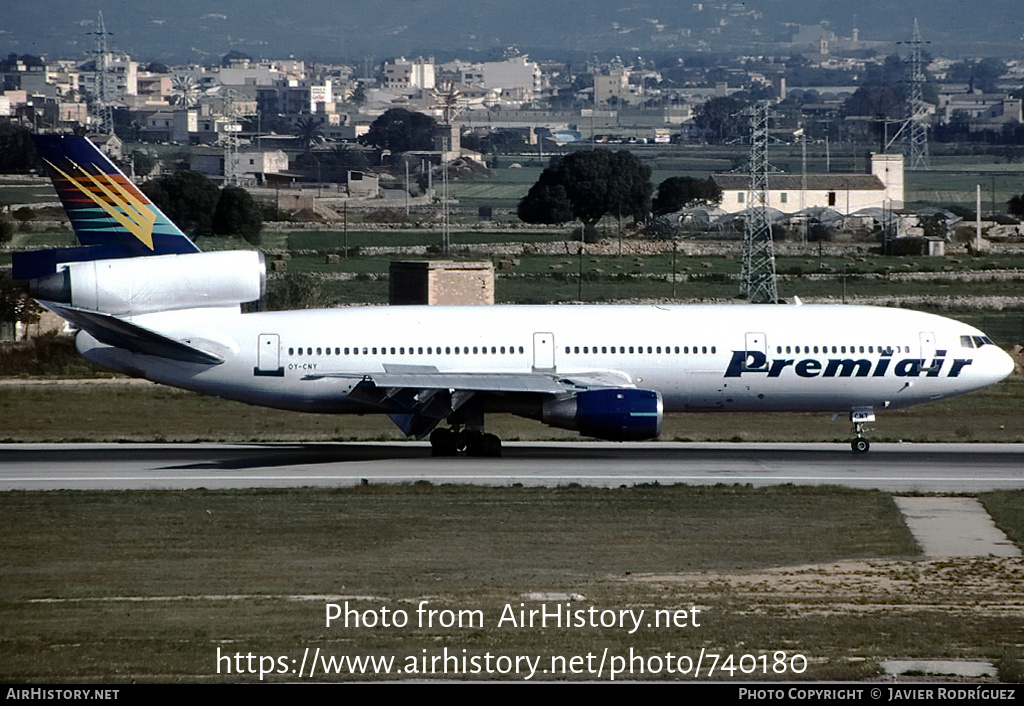 Aircraft Photo of OY-CNY | McDonnell Douglas DC-10-10 | Premiair | AirHistory.net #740180