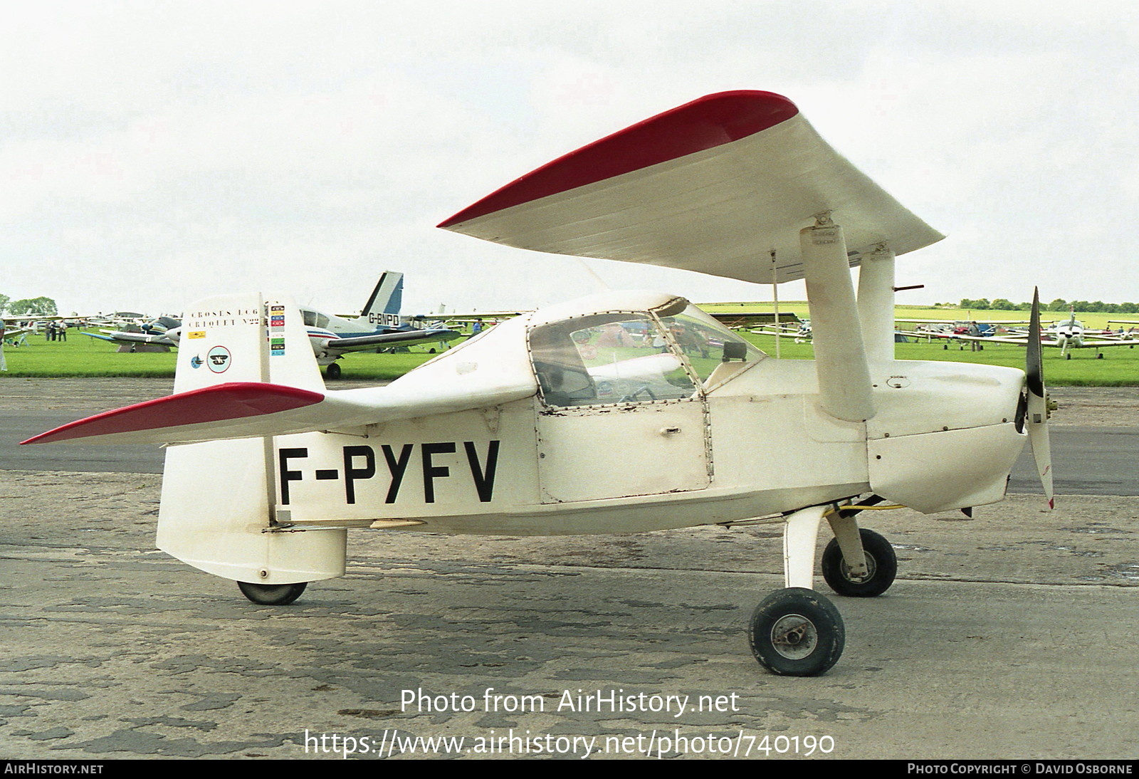 Aircraft Photo of F-PYFV | Croses LC-6 Criquet | AirHistory.net #740190