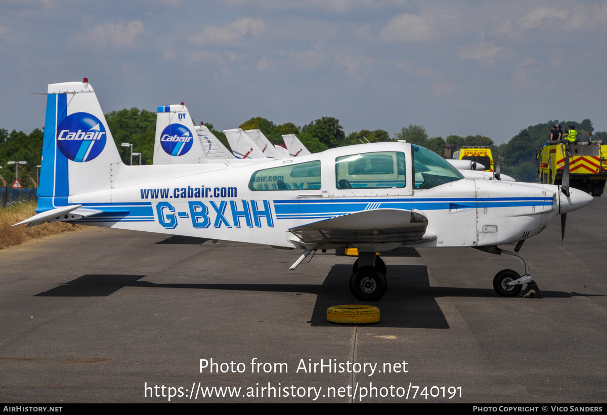 Aircraft Photo of G-BXHH | Grumman American AA-5A Cheetah | Cabair | AirHistory.net #740191