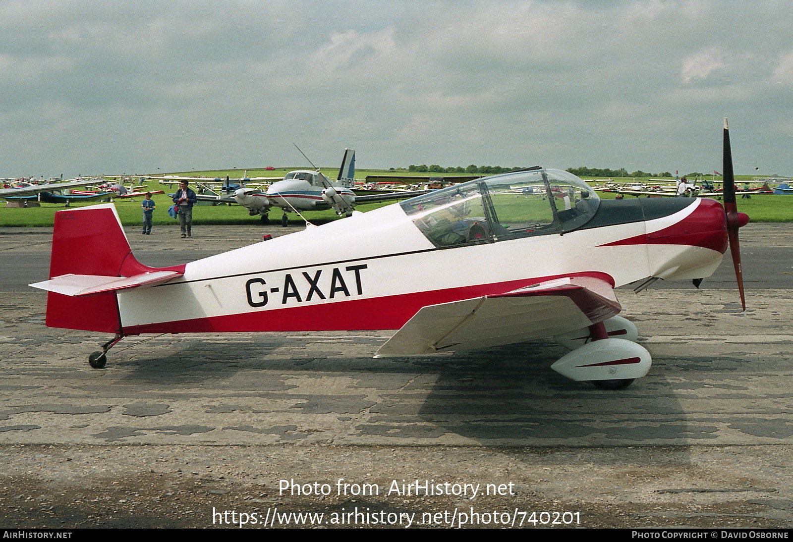 Aircraft Photo of G-AXAT | SAN Jodel D-117A | AirHistory.net #740201