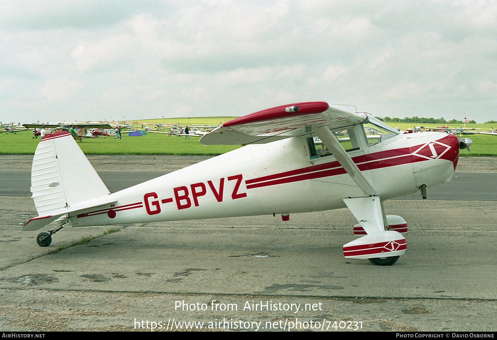 Aircraft Photo of G-BPVZ | Luscombe 8E Silvaire Deluxe | AirHistory.net #740231