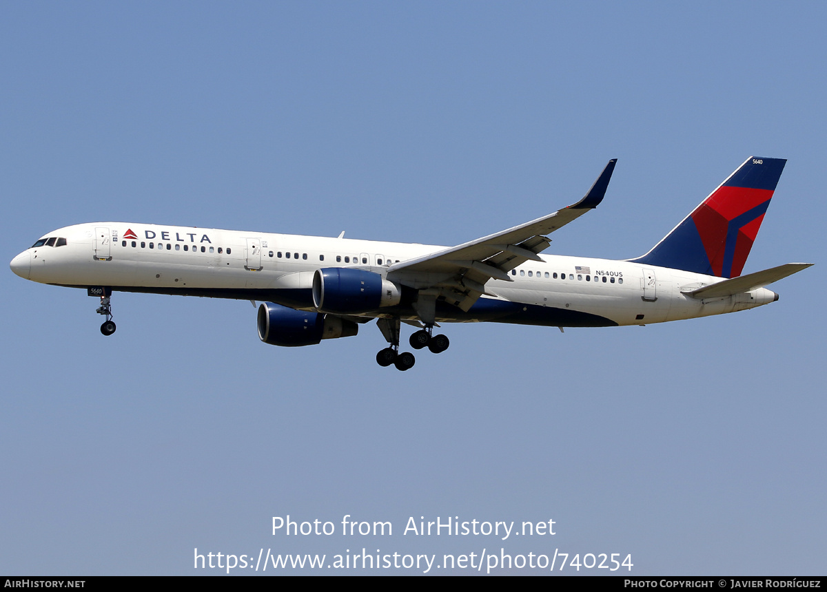 Aircraft Photo of N540US | Boeing 757-251 | Delta Air Lines | AirHistory.net #740254