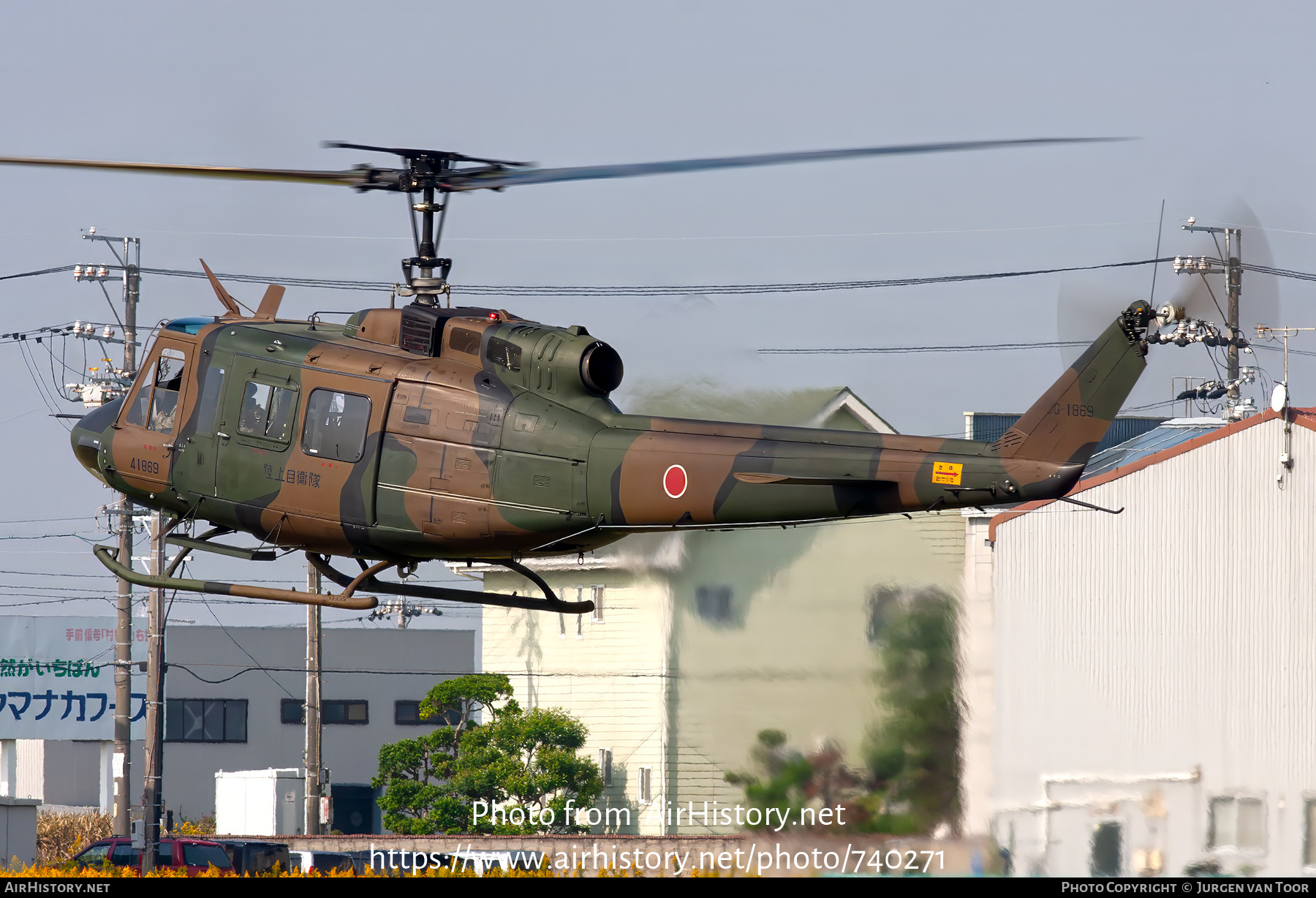 Aircraft Photo of 41869 | Bell UH-1J Iroquois | Japan - Army | AirHistory.net #740271