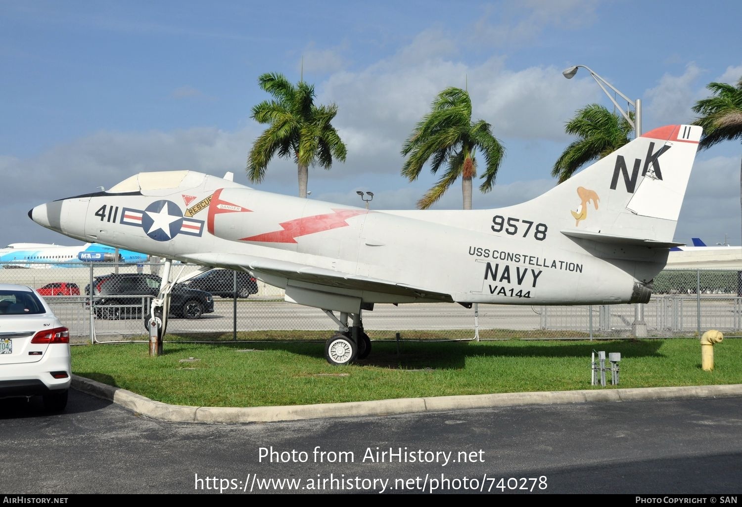 Aircraft Photo of 142166 | Douglas A-4B Skyhawk | George T Baker Aviation School | USA - Navy | AirHistory.net #740278