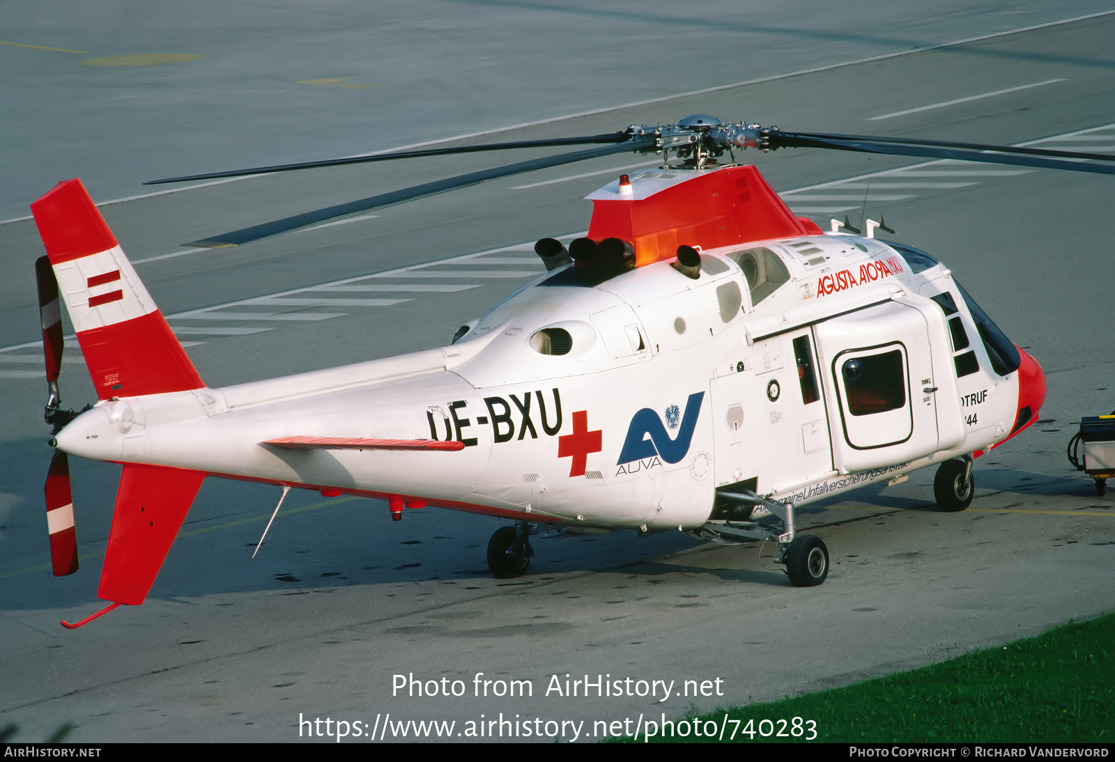 Aircraft Photo of OE-BXU | Agusta A109A-II | AUVA - Allgemeinen Unfallversicherungsanstalt | AirHistory.net #740283