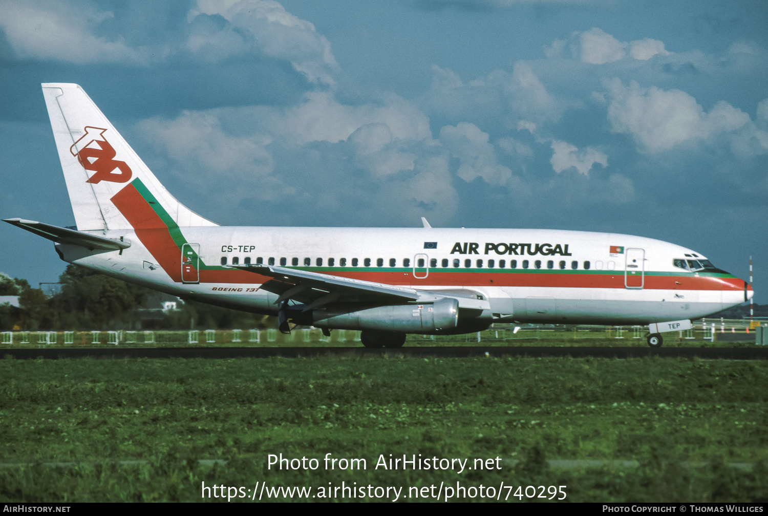 Aircraft Photo of CS-TEP | Boeing 737-282/Adv | TAP Air Portugal | AirHistory.net #740295