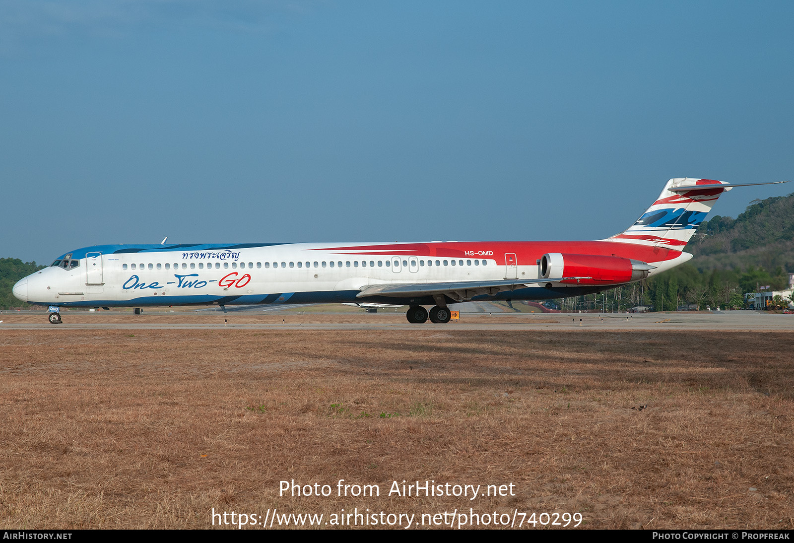 Aircraft Photo of HS-OMD | McDonnell Douglas MD-82 (DC-9-82) | One-Two-Go | AirHistory.net #740299