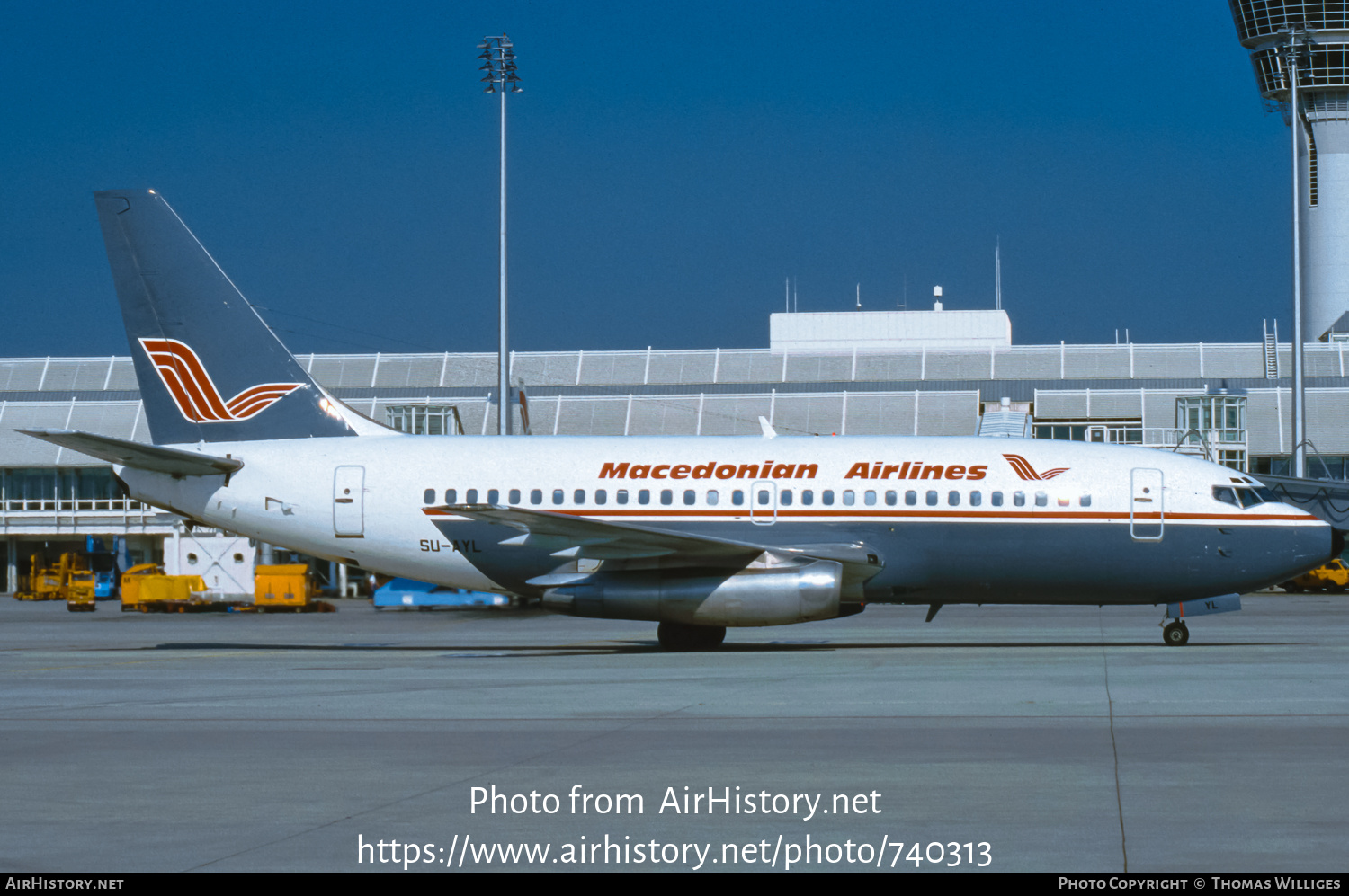 Aircraft Photo of SU-AYL | Boeing 737-266/Adv | MAT - Macedonian Airlines | AirHistory.net #740313