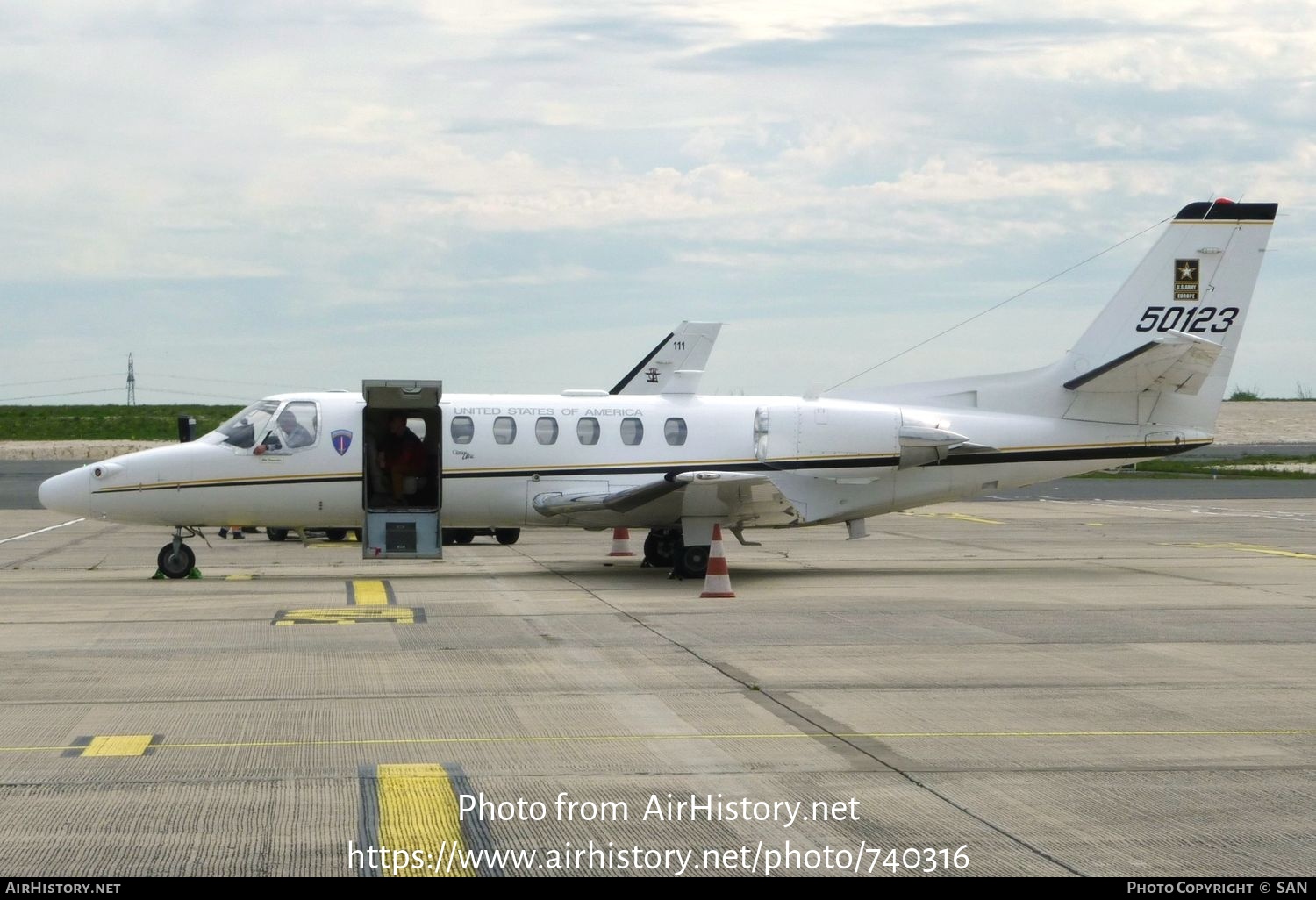 Aircraft Photo of 95-0123 / 50123 | Cessna UC-35A Citation Ultra (560) | USA - Army | AirHistory.net #740316