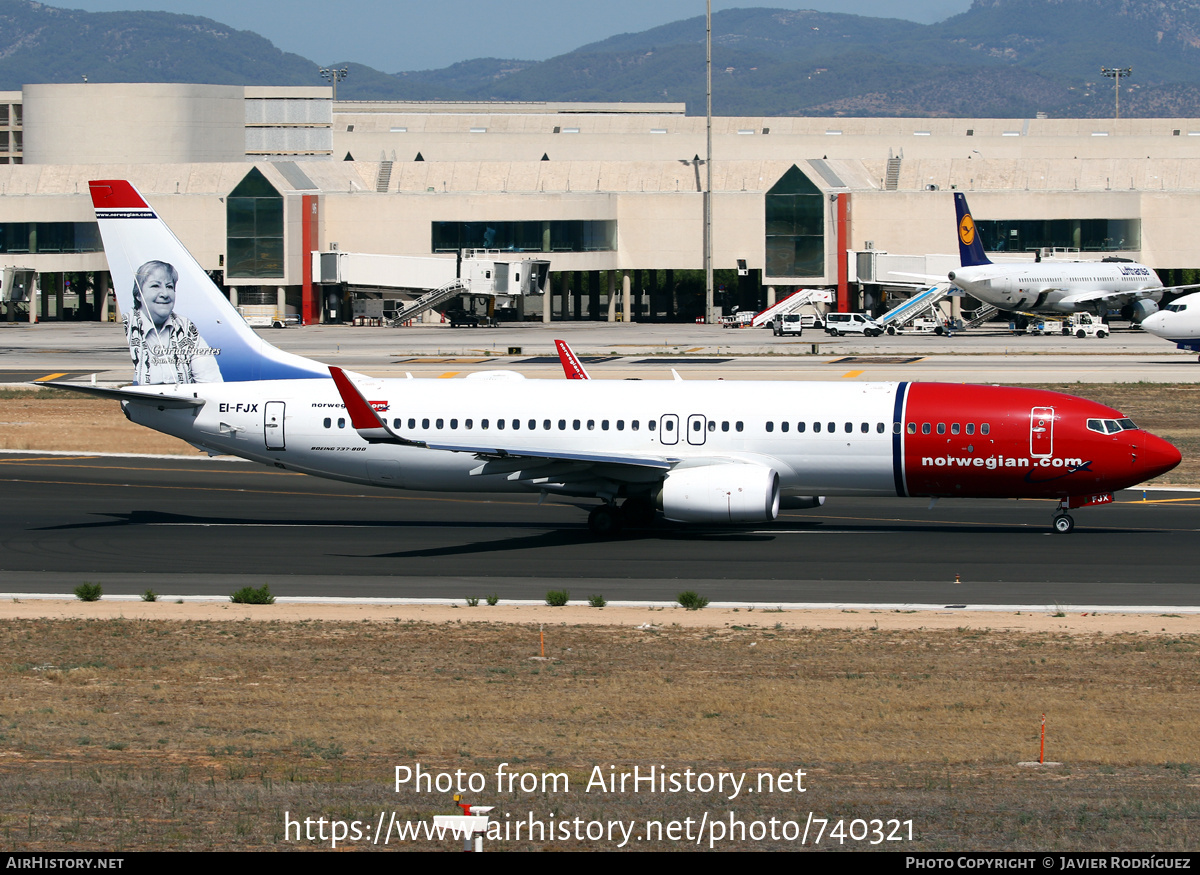 Aircraft Photo of EI-FJX | Boeing 737-800 | Norwegian | AirHistory.net #740321