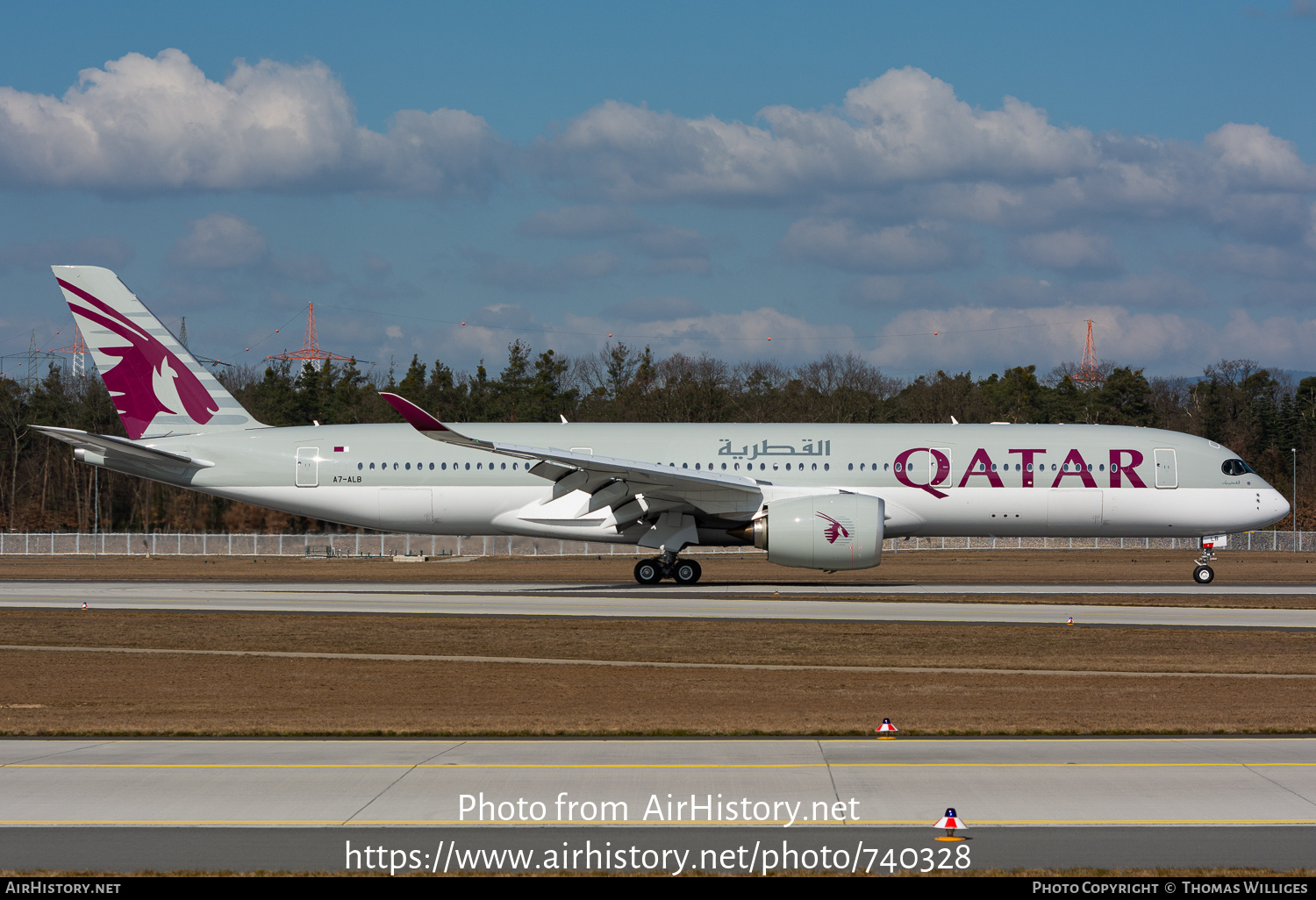 Aircraft Photo of A7-ALB | Airbus A350-941 | Qatar Airways | AirHistory.net #740328