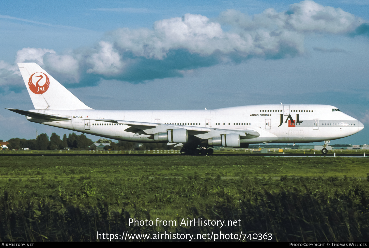 Aircraft Photo of N212JL | Boeing 747-346 | Japan Air Lines - JAL | AirHistory.net #740363