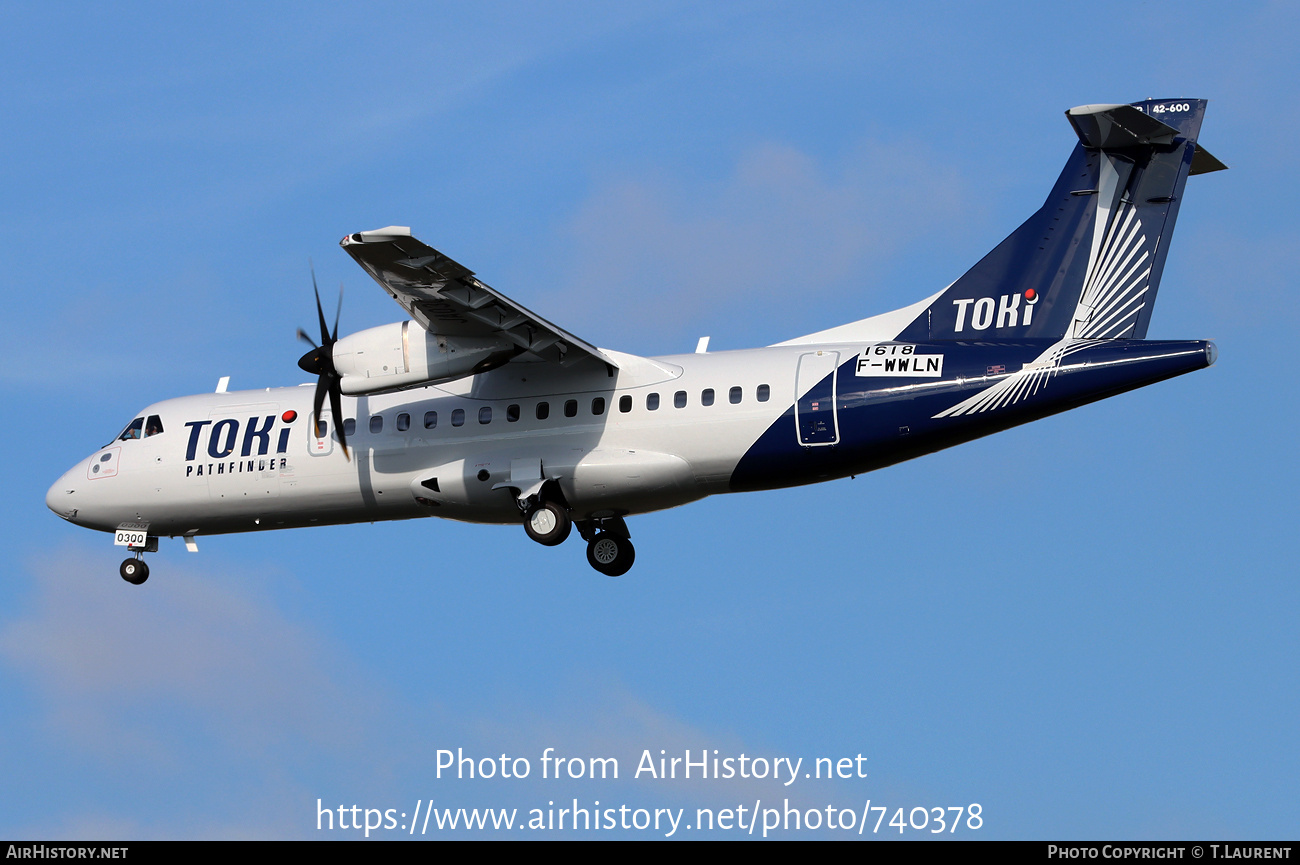 Aircraft Photo of F-WWLN | ATR ATR-42-600 | Toki Air | AirHistory.net #740378