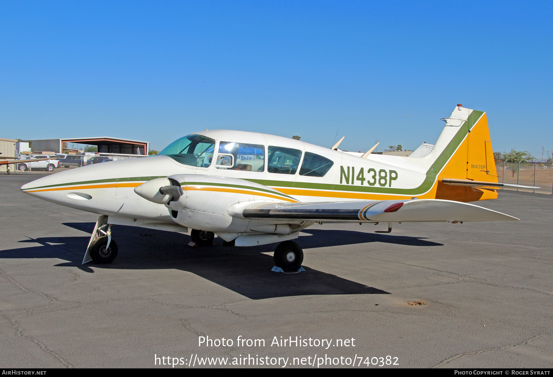 Aircraft Photo of N1438P | Piper PA-23 Apache/Diamond Aire Geronimo | AirHistory.net #740382