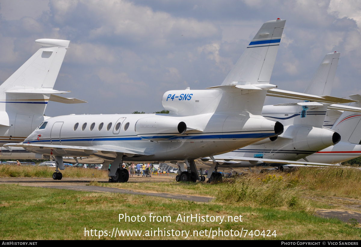 Aircraft Photo of P4-SNS | Dassault Falcon 50EX | AirHistory.net #740424