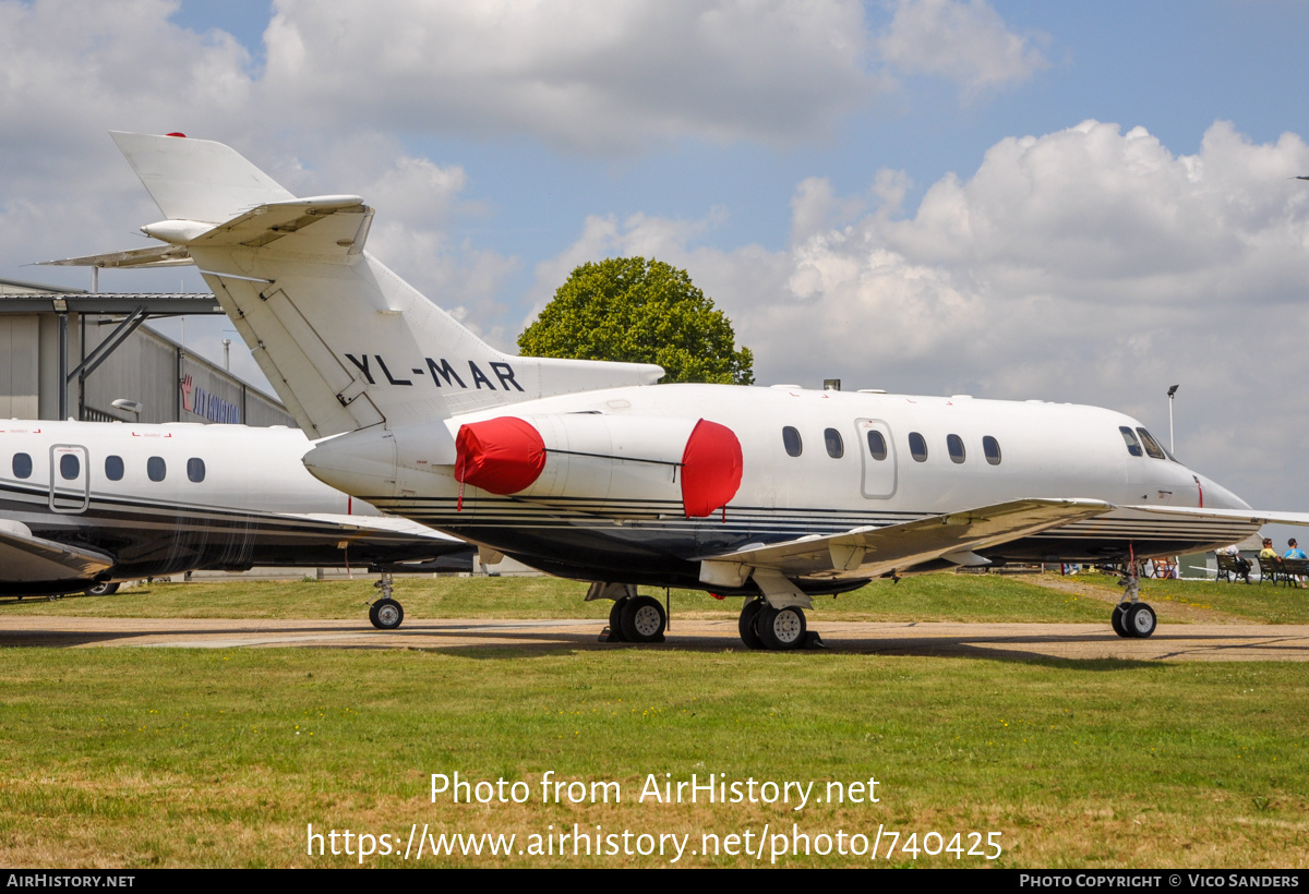 Aircraft Photo of YL-MAR | Raytheon Hawker 800XP | AirHistory.net #740425