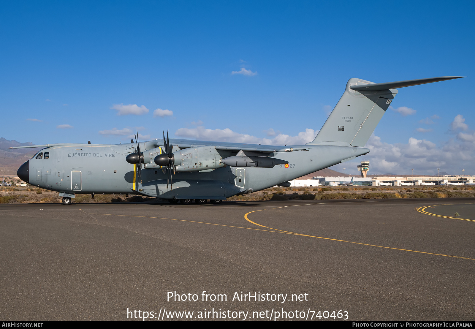 Aircraft Photo of TK.23-07 | Airbus A400M Atlas | Spain - Air Force | AirHistory.net #740463