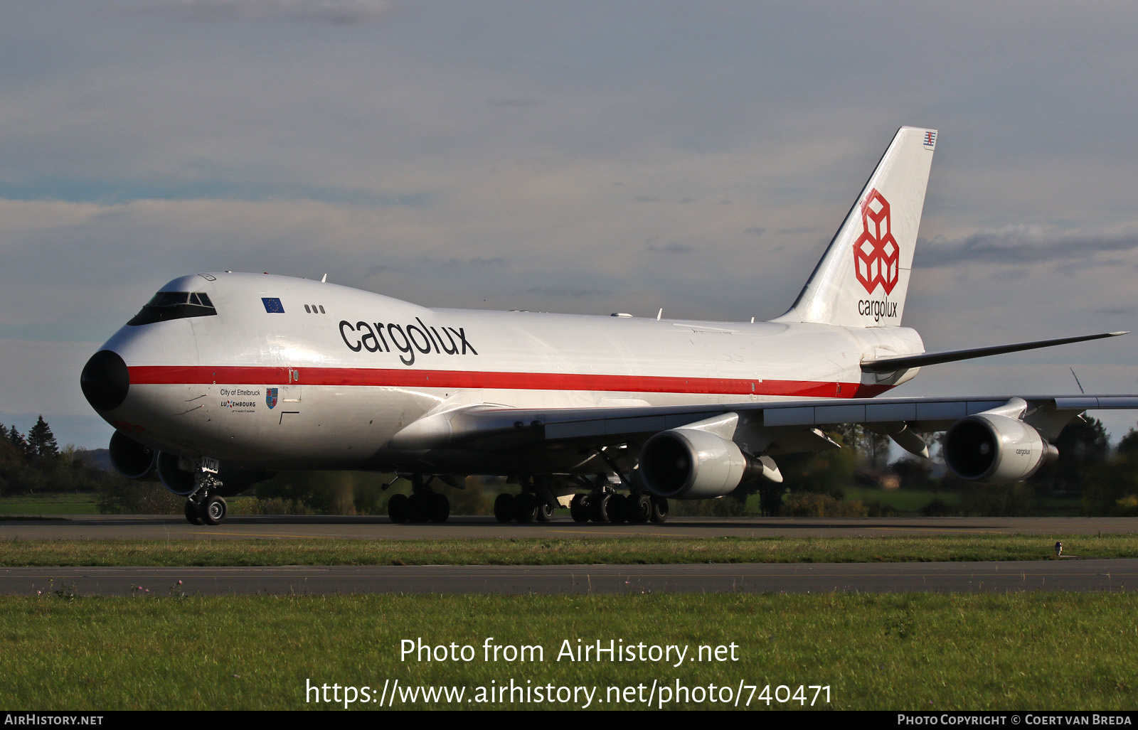 Aircraft Photo of LX-NCL | Boeing 747-4EVF/ER | Cargolux | AirHistory.net #740471