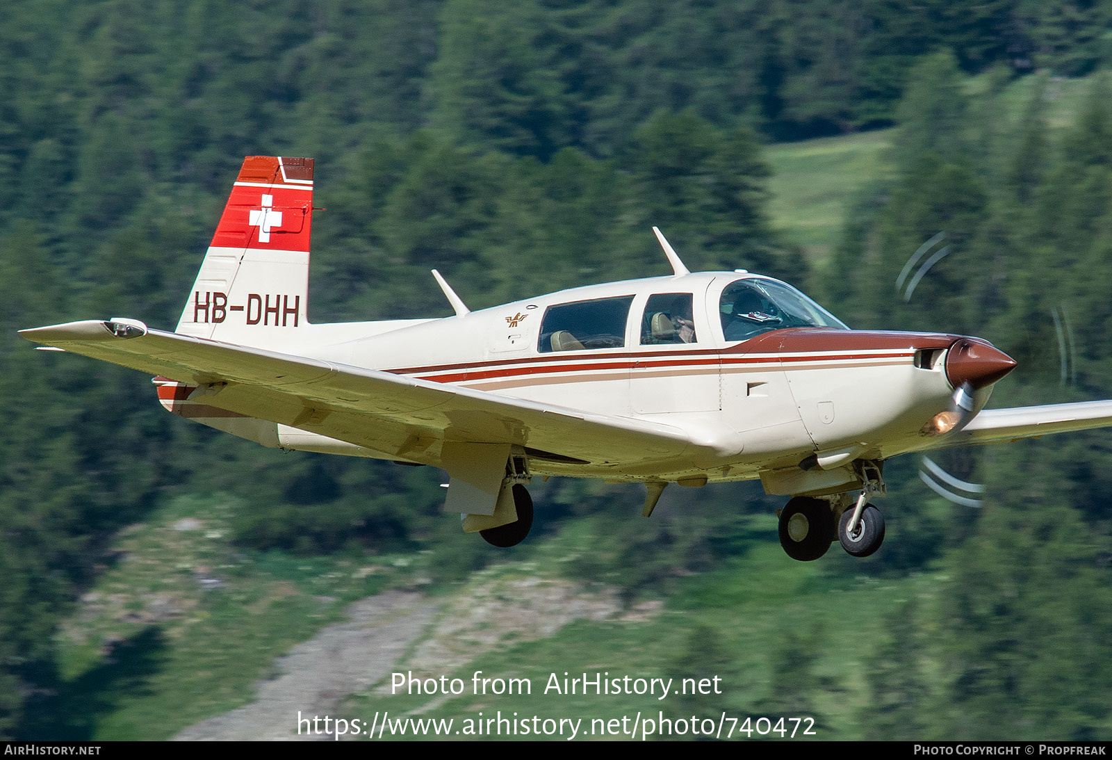 Aircraft Photo of HB-DHH | Mooney M-20K 231 | AirHistory.net #740472