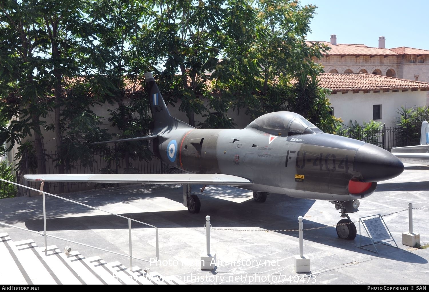 Aircraft Photo of 51-8404 | North American F-86D Sabre | Greece - Air Force | AirHistory.net #740473