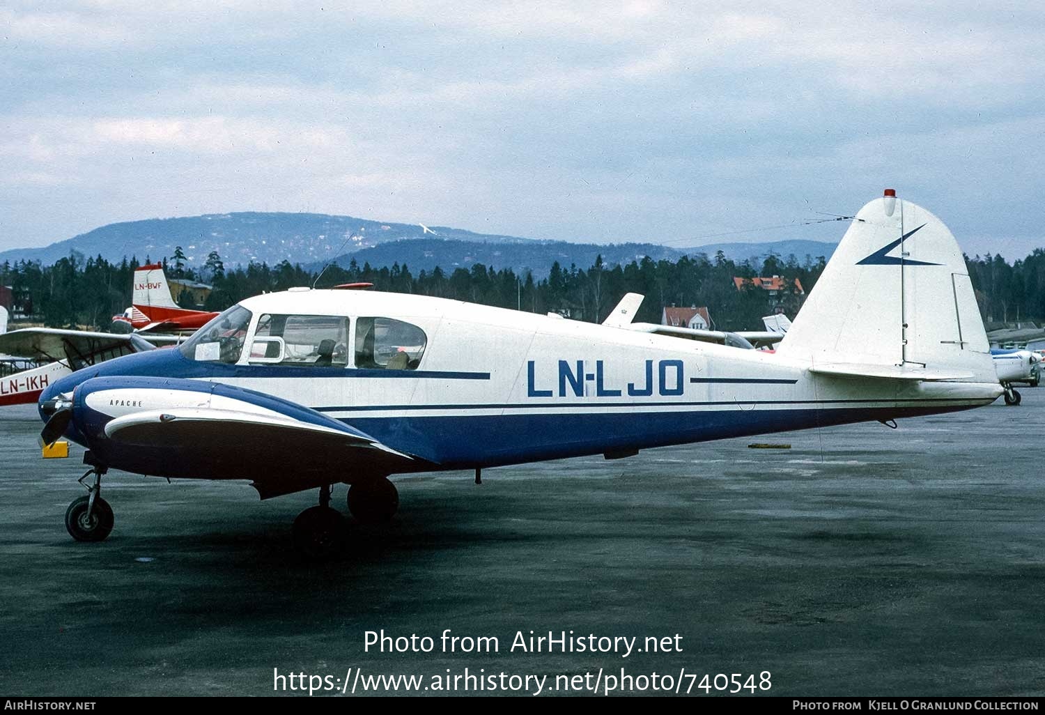 Aircraft Photo of LN-LJO | Piper PA-23-160 Apache F | AirHistory.net #740548