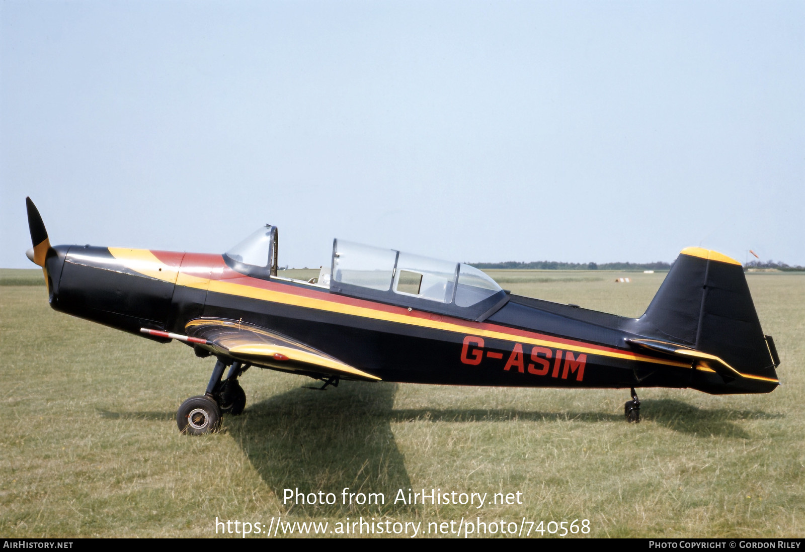 Aircraft Photo of G-ASIM | Zlin Z-326 Trener Master | AirHistory.net #740568