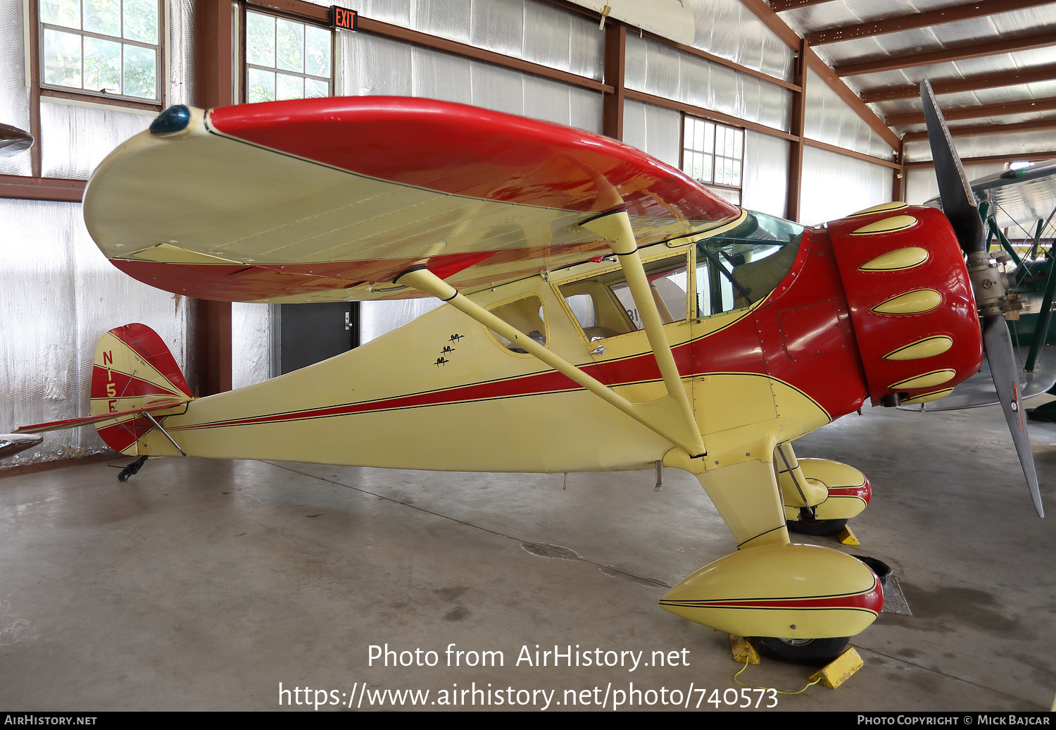 Aircraft Photo of N15E | Monocoupe 110 Special | AirHistory.net #740573