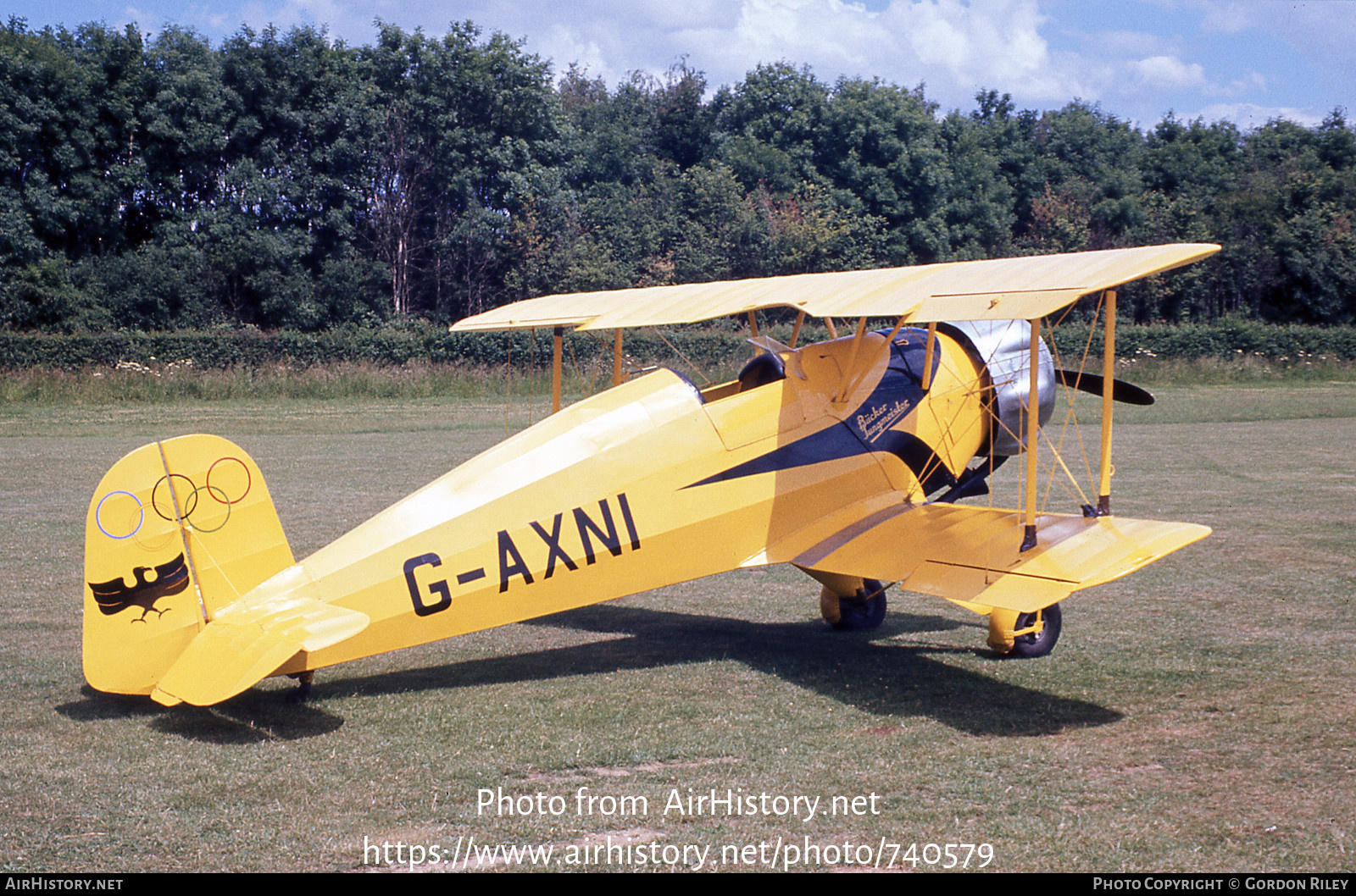 Aircraft Photo of G-AXNI | Bücker Bü 133C Jungmeister | AirHistory.net #740579