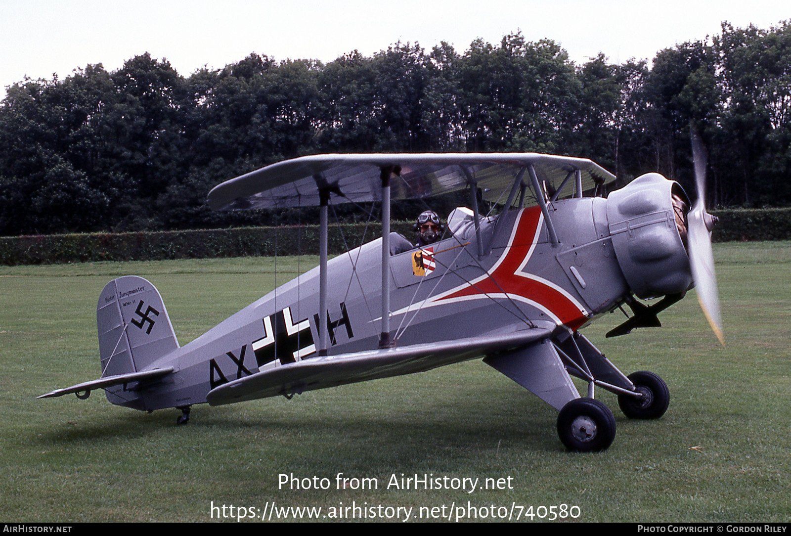 Aircraft Photo of G-AXIH | Bücker Bü 133C Jungmeister | AirHistory.net #740580