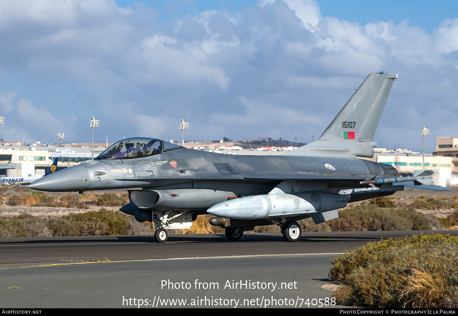 Aircraft Photo of 15107 | Lockheed F-16AM Fighting Falcon | Portugal - Air Force | AirHistory.net #740588