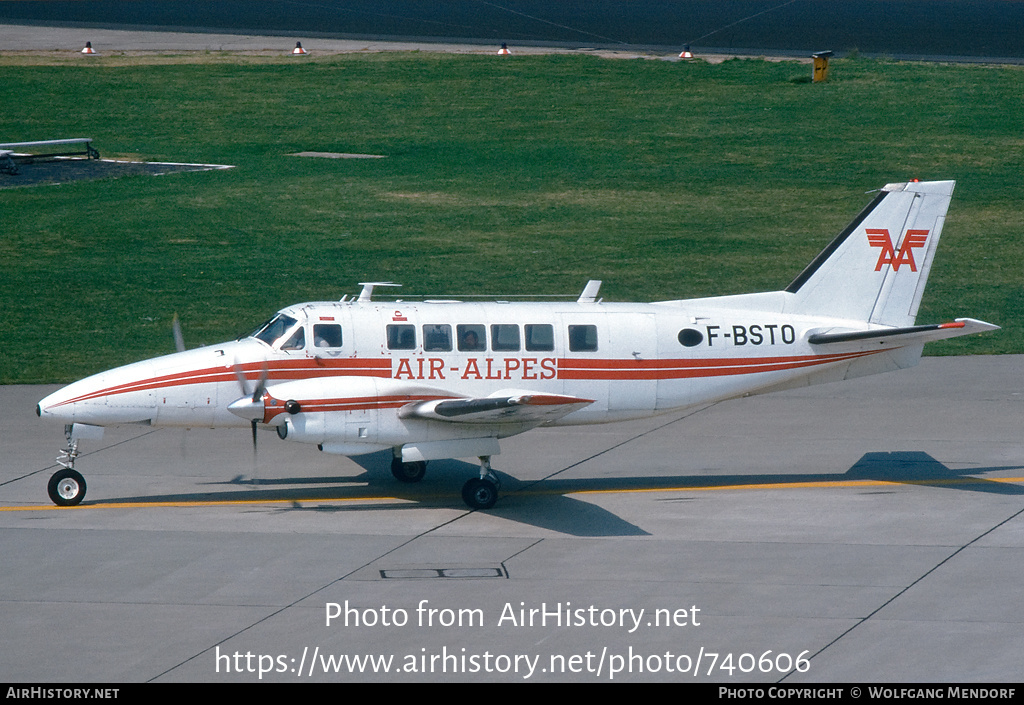 Aircraft Photo of F-BSTO | Beech 99 Airliner | Air Alpes | AirHistory.net #740606