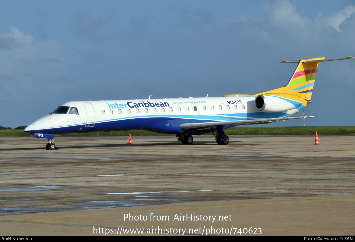 Aircraft Photo of VQ-TPS | Embraer ERJ-145LR (EMB-145LR) | InterCaribbean Airways | AirHistory.net #740623