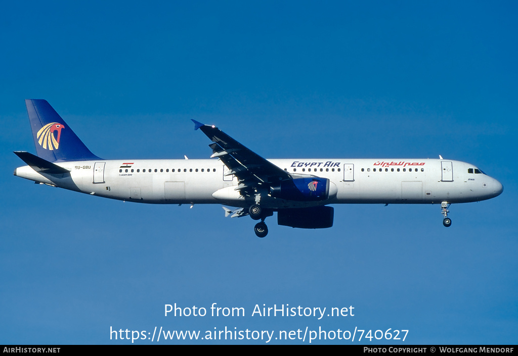 Aircraft Photo of SU-GBU | Airbus A321-231 | EgyptAir | AirHistory.net #740627