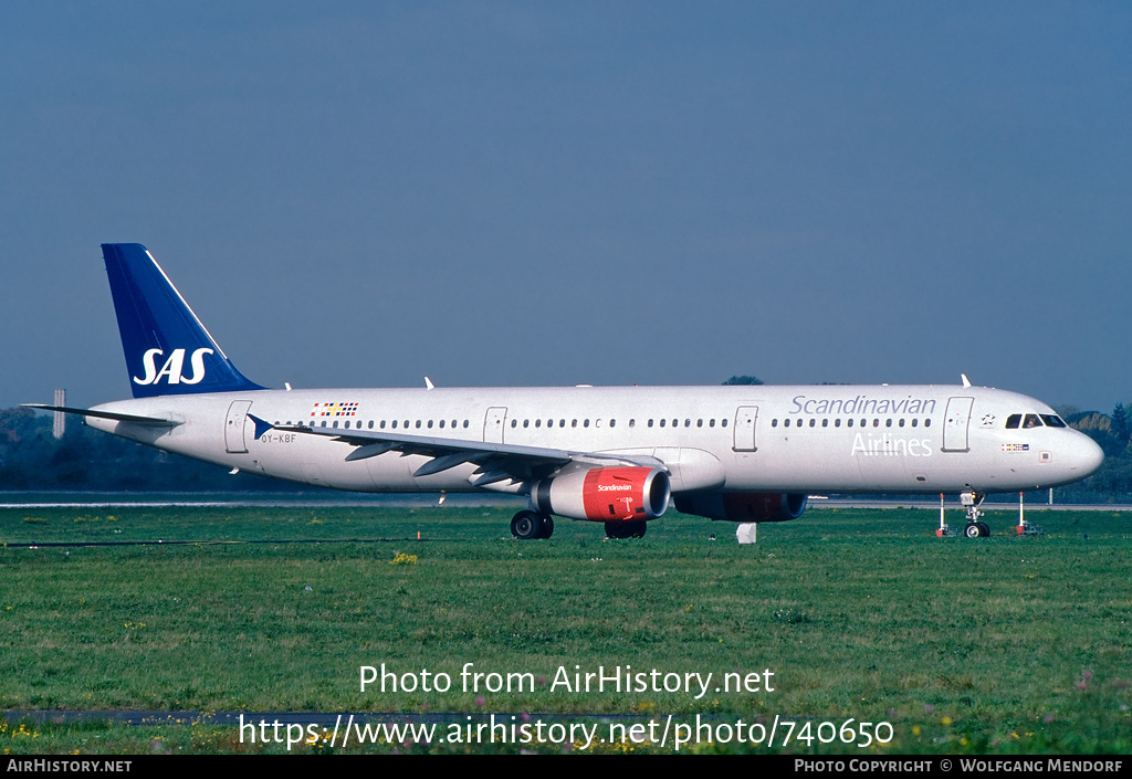 Aircraft Photo of OY-KBF | Airbus A321-232 | Scandinavian Airlines - SAS | AirHistory.net #740650