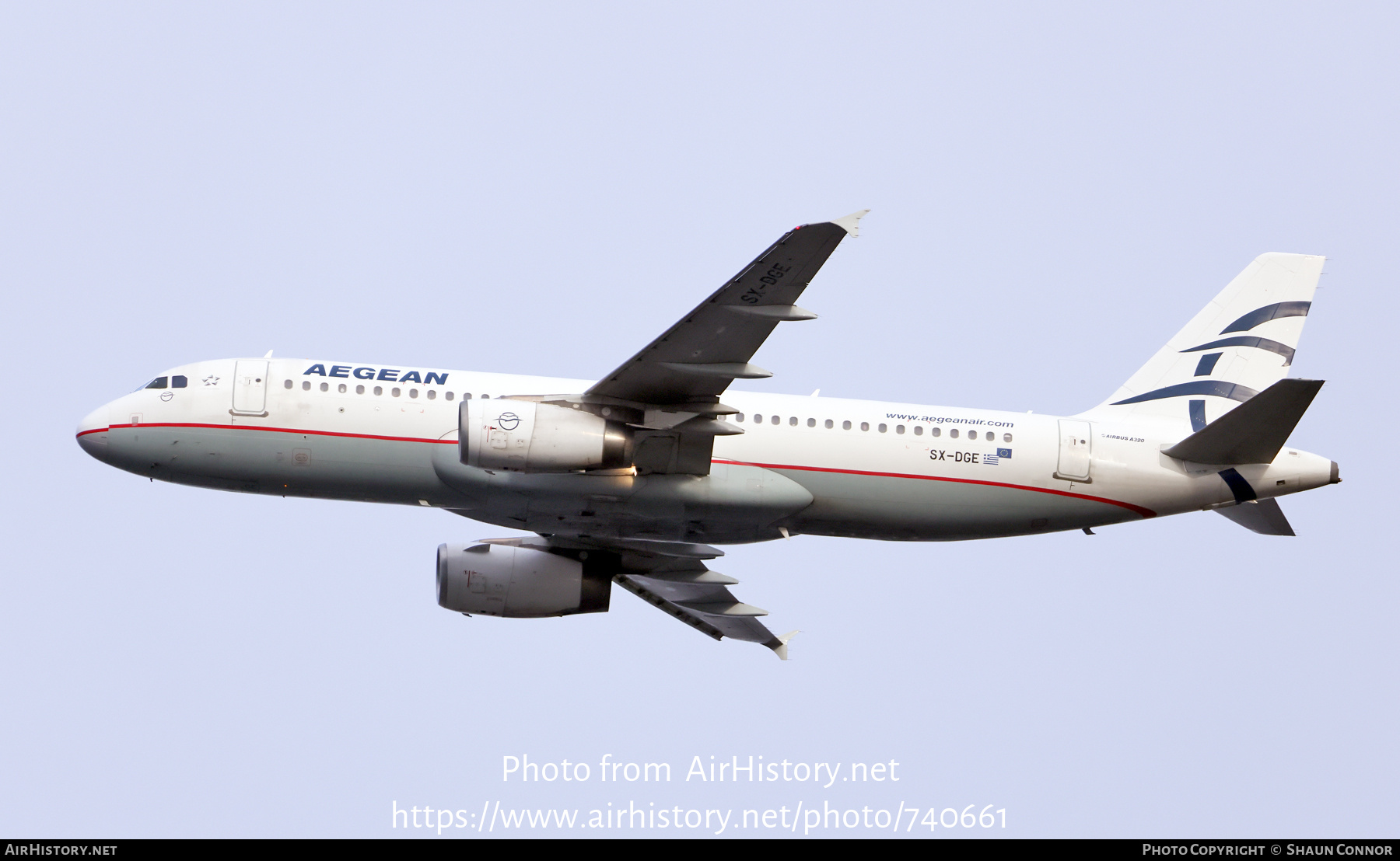 Aircraft Photo of SX-DGE | Airbus A320-232 | Aegean Airlines | AirHistory.net #740661