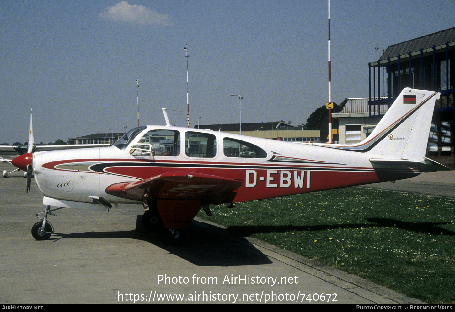 Aircraft Photo of D-EBWI | Beech 35-C33 Debonair | AirHistory.net #740672