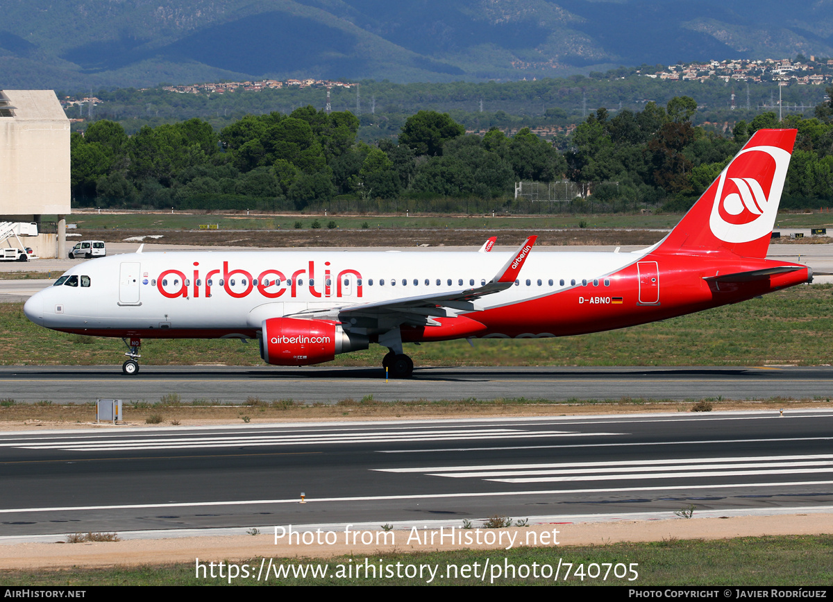 Aircraft Photo of D-ABNO | Airbus A320-214 | Air Berlin | AirHistory.net #740705