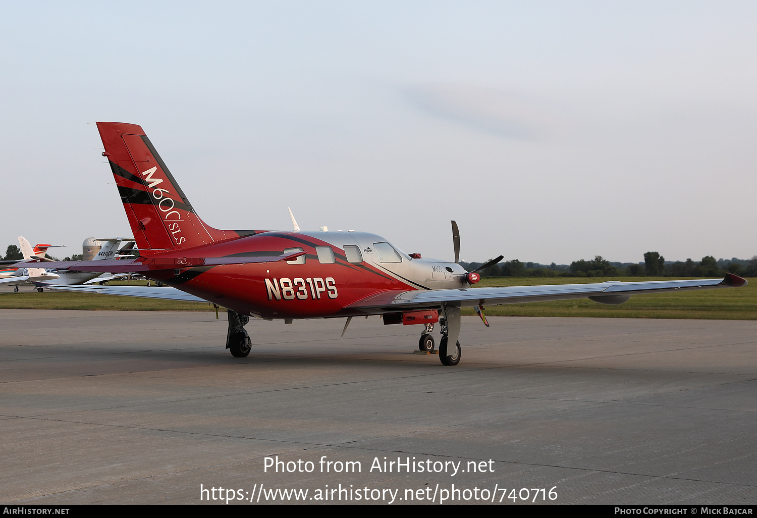 Aircraft Photo of N831PS | Piper PA-46-600TP M600 | AirHistory.net #740716