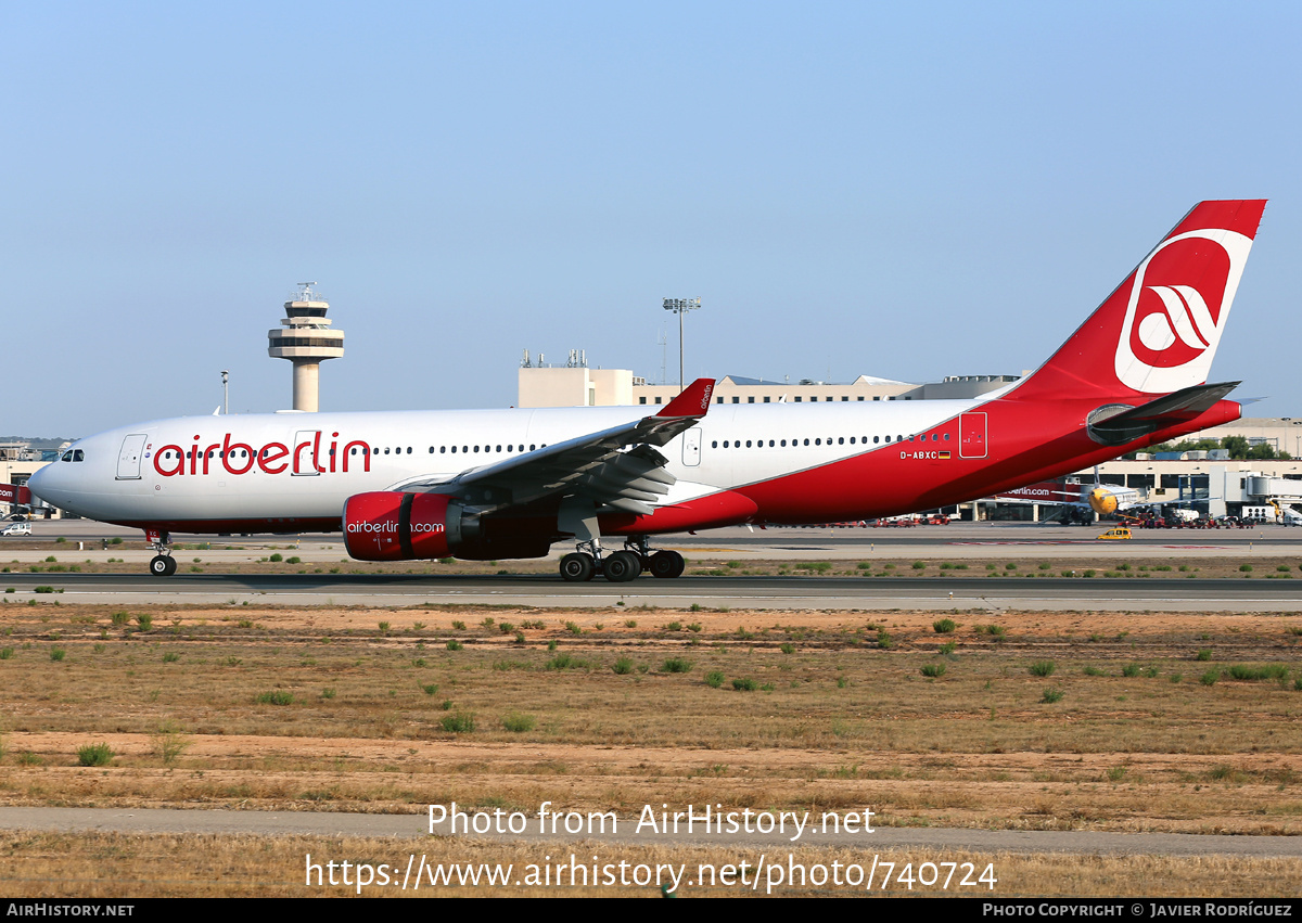 Aircraft Photo of D-ABXC | Airbus A330-223 | Air Berlin | AirHistory.net #740724