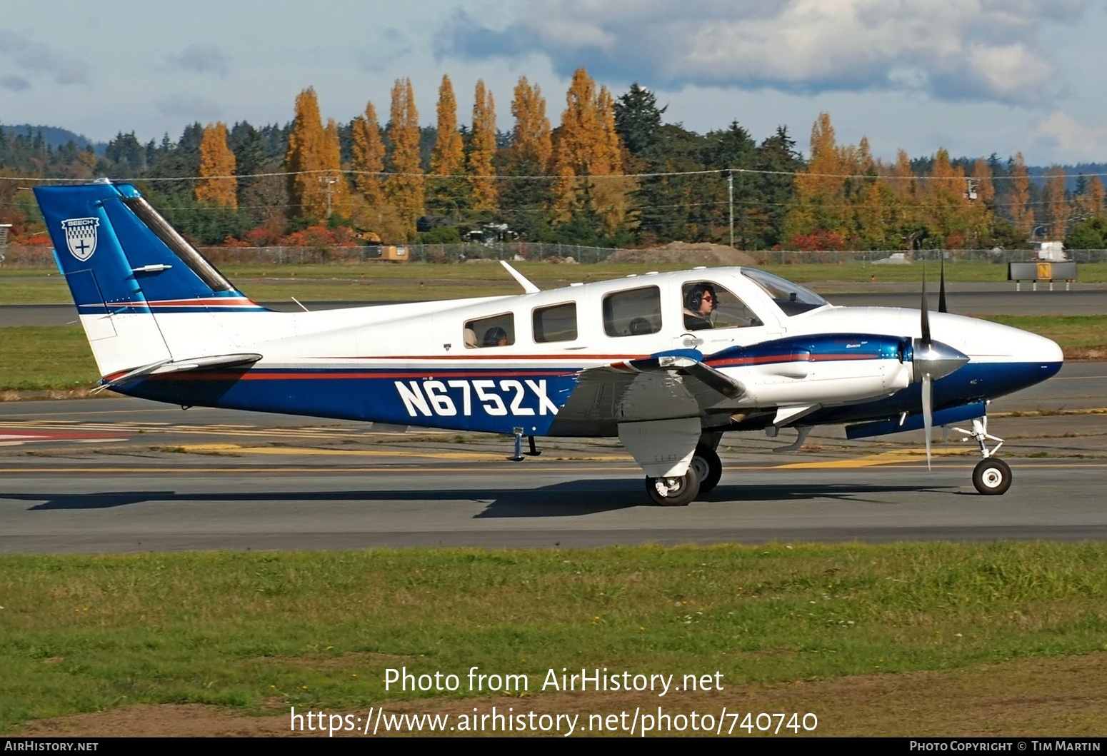 Aircraft Photo of N6752X | Beech 58P Pressurized Baron | AirHistory.net #740740