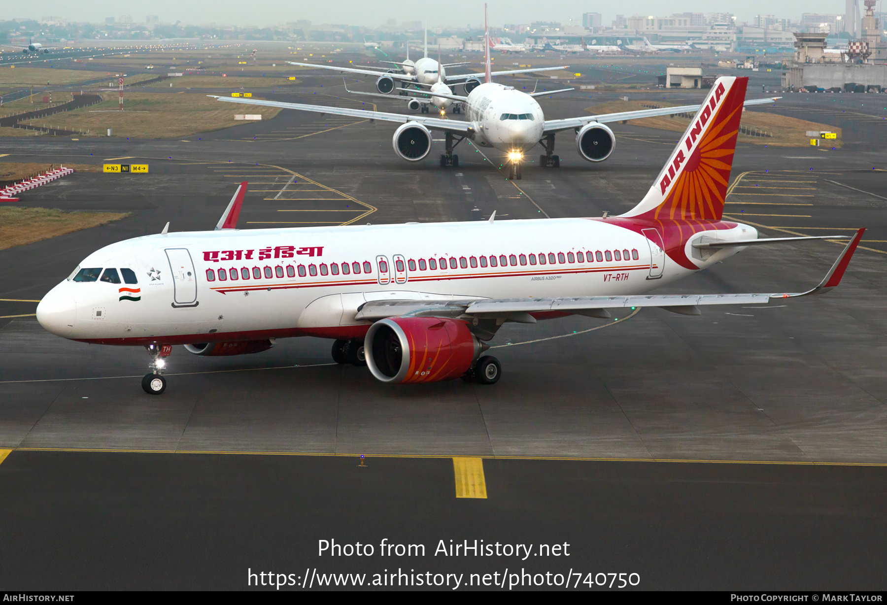 Aircraft Photo of VT-RTH | Airbus A320-251N | Air India | AirHistory.net #740750