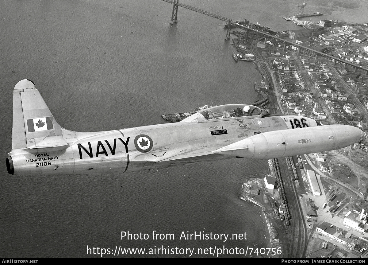 Aircraft Photo of 21186 | Canadair T-33AN Silver Star 3 | Canada - Navy | AirHistory.net #740756