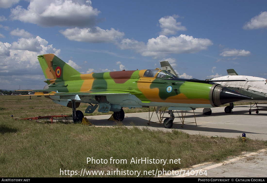 Aircraft Photo of 9701 | Mikoyan-Gurevich MiG-21MF | Romania - Air Force | AirHistory.net #740764