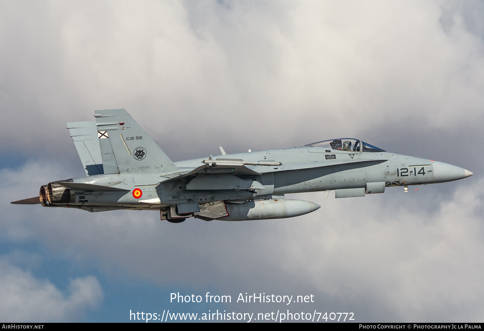 Aircraft Photo of C15-56 | McDonnell Douglas EF-18M Hornet | Spain - Air Force | AirHistory.net #740772