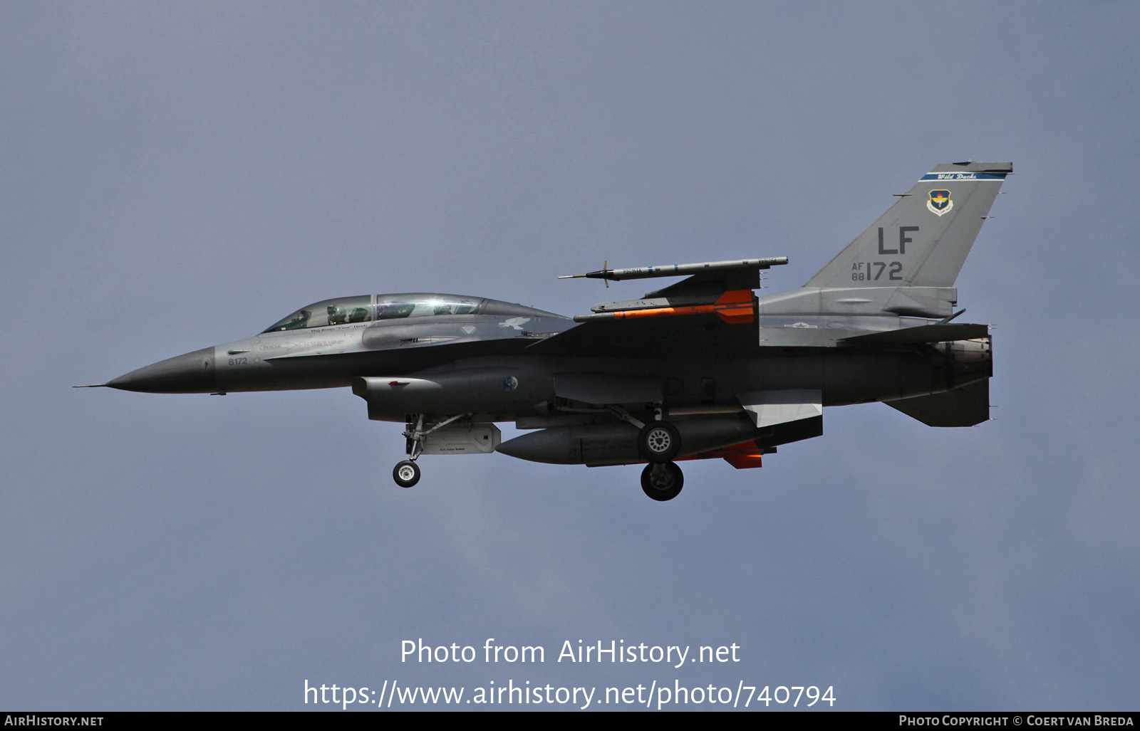 Aircraft Photo of 88-1172 | General Dynamics F-16D Fighting Falcon | USA - Air Force | AirHistory.net #740794