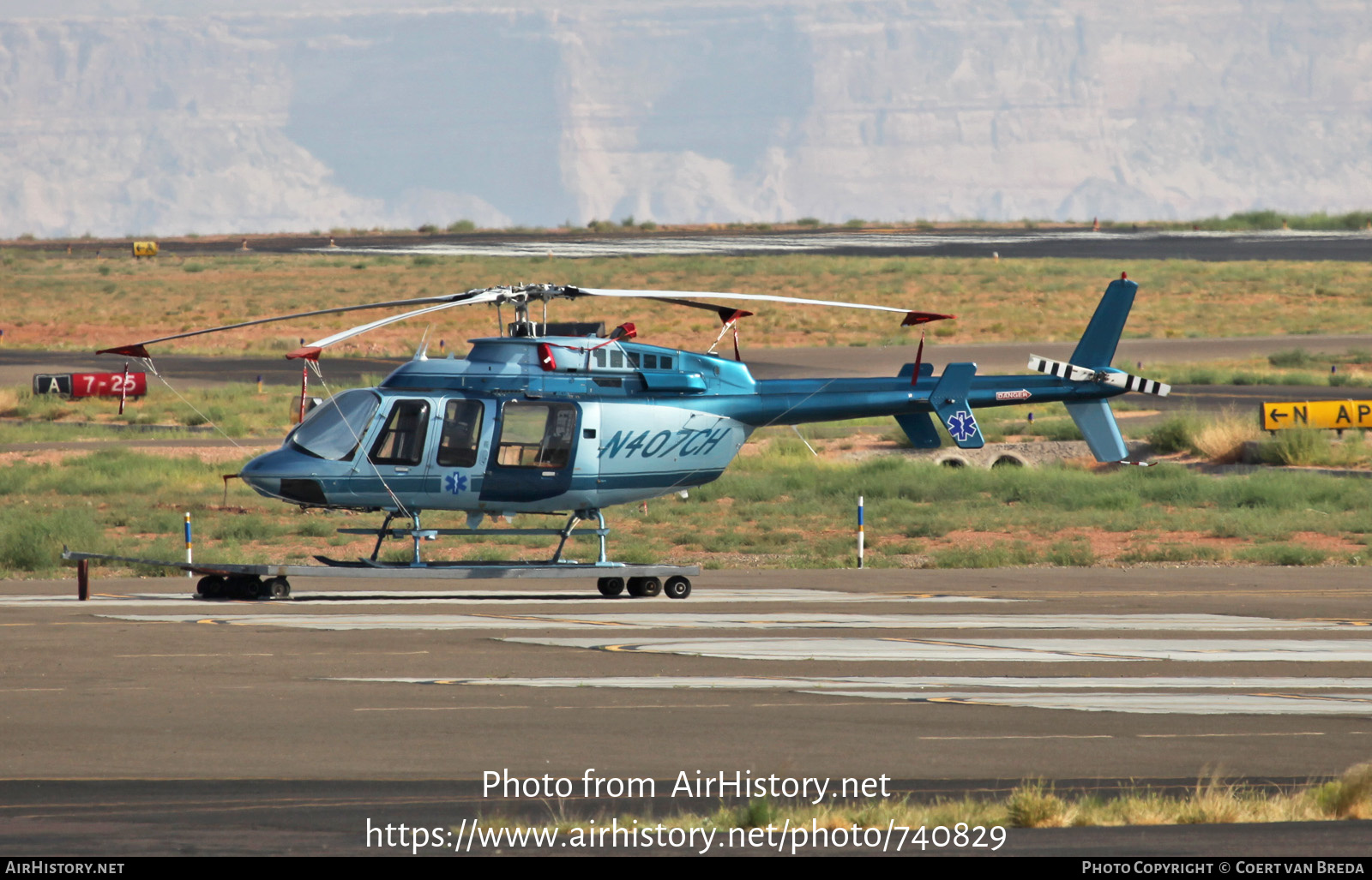 Aircraft Photo of N407CH | Bell 407 | AirHistory.net #740829