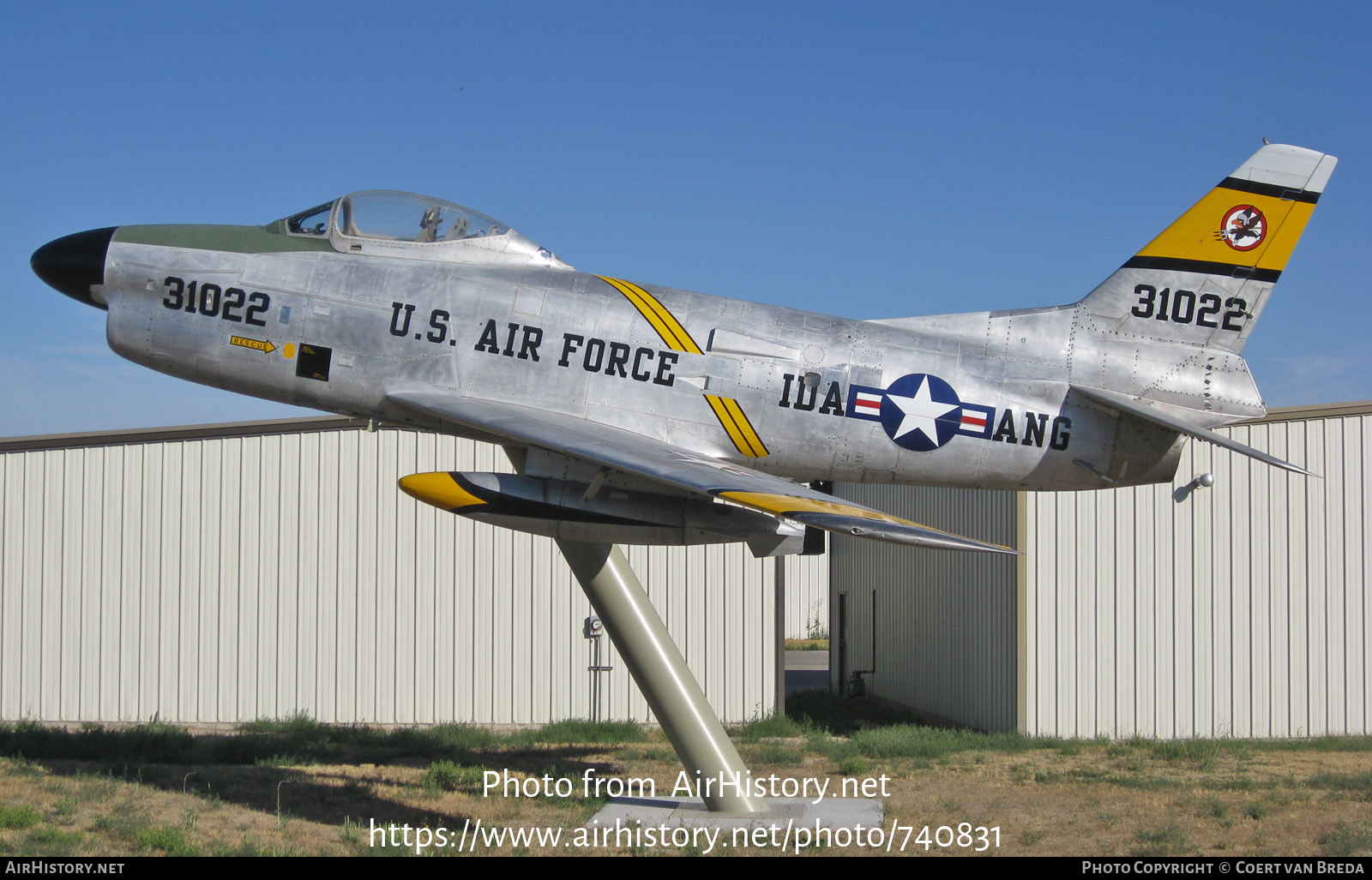 Aircraft Photo of 53-1022 / 31022 | North American F-86L Sabre | USA - Air Force | AirHistory.net #740831