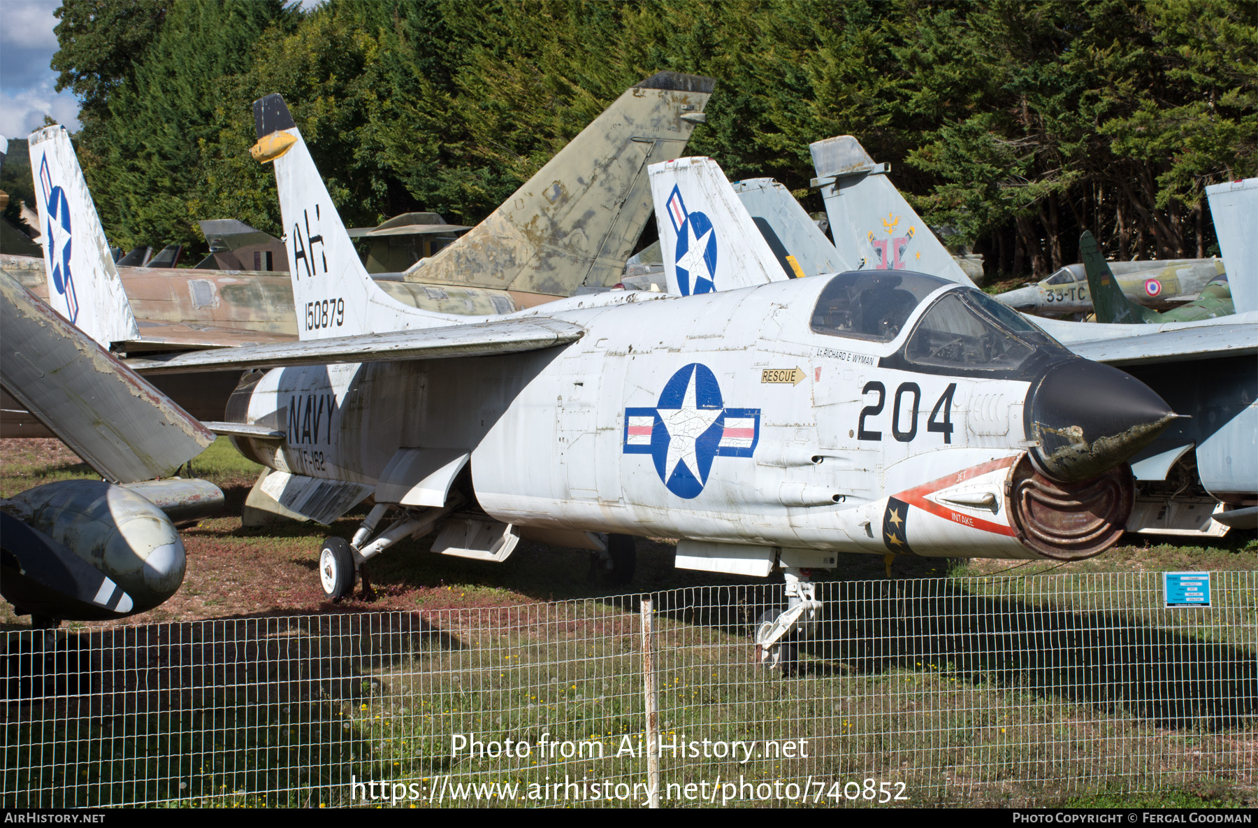 Aircraft Photo of 150879 | Vought F-8E(FN) Crusader | USA - Navy | AirHistory.net #740852