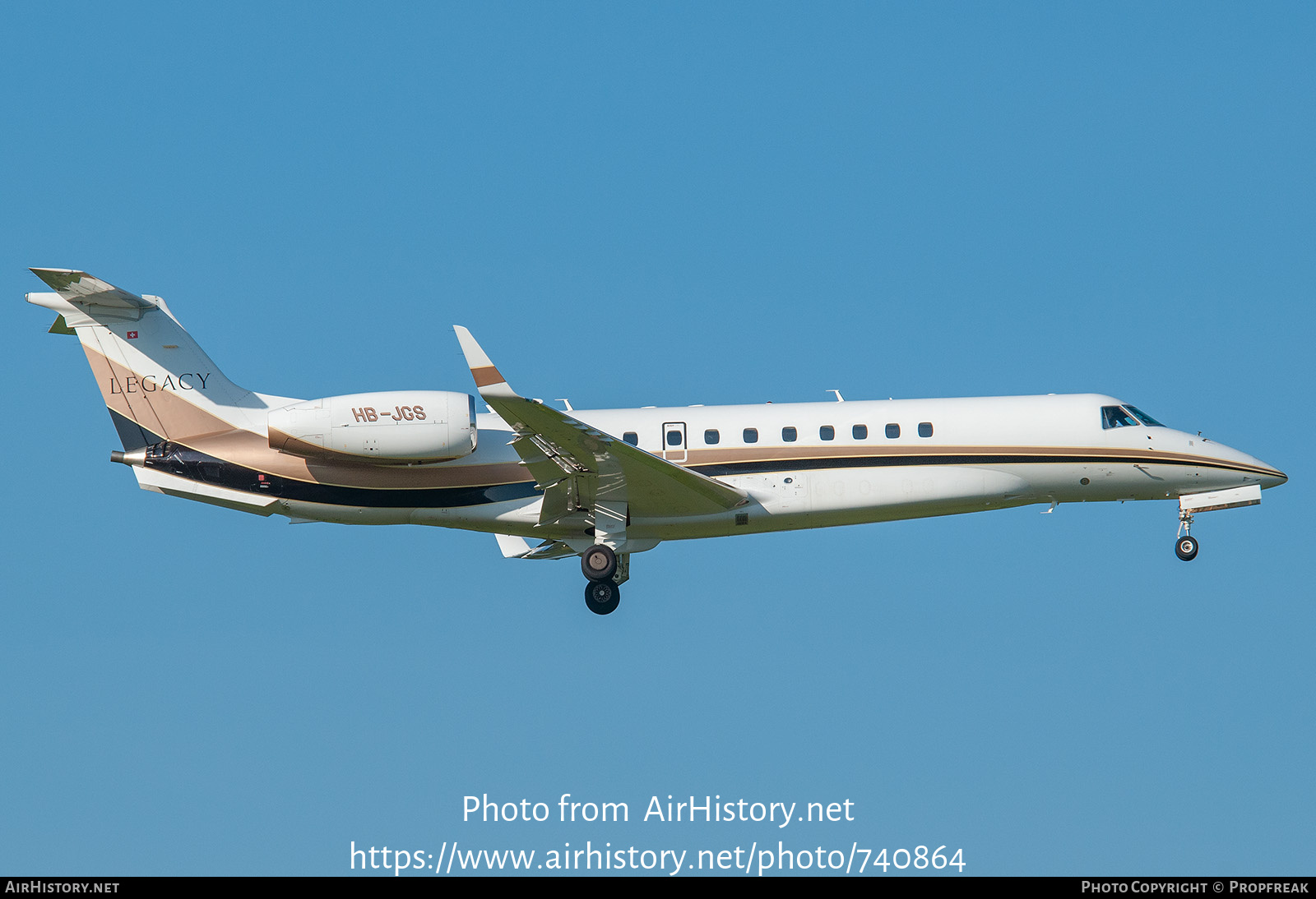 Aircraft Photo of HB-JGS | Embraer Legacy 650 (EMB-135BJ) | AirHistory.net #740864